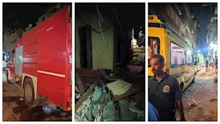 انفجار أسطوانة غاز يدمر 4 طوابق ويصيب 3 أشخاص بشبرا الخيمة (صور)