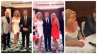 "فرحة وزغروطة".. 20 صورة من عقد قران المخرجة إيناس الدغيدي