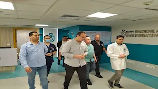 خطة التأمين الطبي لقمة شرم الشيخ للسلام.. جولة لـ"السبكي" بجنوب سيناء