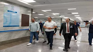رئيس الرعاية الصحية يتفقد مجمع الفيروز لتأمين قمة شرم الشيخ (صور)