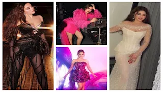 جرأة وجمال... 20 صورة لـ هيفاء وهبي تتحدى بها الزمن