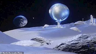 فقاعات غريبة.. خطة لبناء منازل زجاجية على سطح القمر