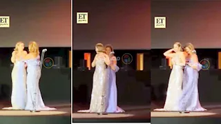 "الفستان اتقطع على المسرح".. منة شلبي تتعرض لموقف محرج ويسرا تتدخل