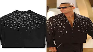 جاكيت بـ270 ألف جنيه.. حسن أبو الروس بإطلالة مرصعة بالكريستالات في ثالث أيام الجونة