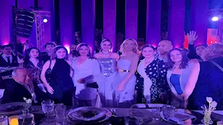 بالصور.. إلهام شاهين بصحبة نجوم الفن وكيت بلانشيت في حفل عشاء مهرجان الجونة