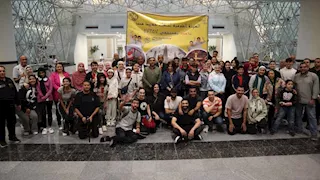 صور.. السكة الحديد تستقبل أطفال مستشفى 57357 بمحطة بشتيل 