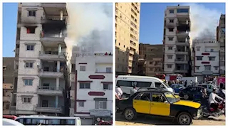 بسبب شاحن موبايل.. حريق يلتهم شقة بعزبة أسكوت بالإسكندرية- صور