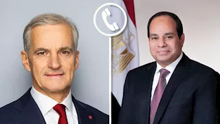  الرئيس السيسي ورئيس وزراء النرويج يبحثان إعمار غزة وحل الدولتين 