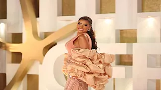 "فستان طويل ومنفوش".. 10 صور لـ روجينا بإطلالة غريبة في مهرجان الجونة