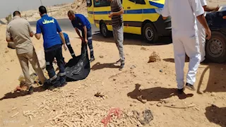 مصرع شخص وإصابة اثنين آخرين في انقلاب سيارة ملاكي ببني سويف