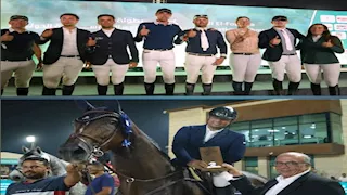 بمشاركة 190 فارسًا من مختلف دول العالم.. الداخلية تنظم البطولة الدولية لقفز الموانع | صور