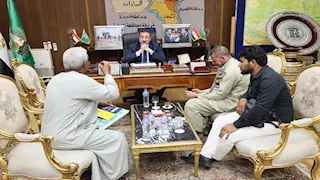 محافظ المنوفية يلتقي أسرة الشاب "حسان" ضحية عقر الكلاب