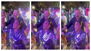 شيماء سيف ترقص مع ماجد المصري في احتفالية مهرجان الجونة بـ يسرا (صور وفيديو)