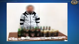 ضبط تاجر خمور مغشوشة في الإسكندرية