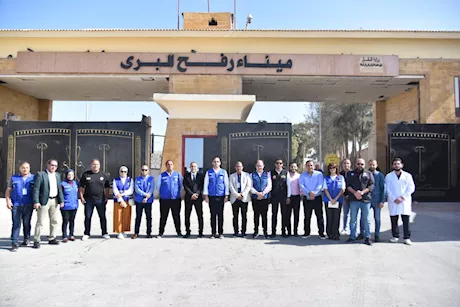 الصحة تراجع جاهزية الخدمات والطوارئ في ميناء رفح البري