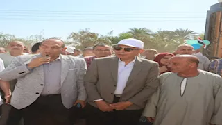 محافظ المنيا يفتتح مركز شباب بني خلف بمغاغة 