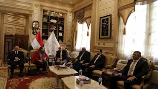 رئيس محكمة النقض يستقبل الرئيس التنفيذي لصندوق الإسكان الاجتماعي لتهنئته بتوليه المنصب