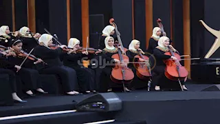 بالصور- فرقة النور والأمل في افتتاح حفل توزيع جوائز سيني جونة 