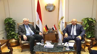 كامل الوزير يبحث مع سفير ألمانيا بالقاهرة سبل تعزيز التعاون المشترك