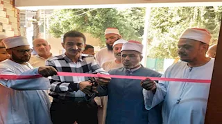 بالصور.. رئيس مدينة إدفو يفتتح مسجد أبو بكر الصديق بعد تجديده