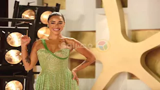  بالأحمر الناري.. آية سماحة بلوك جريء في حفل Joy Awards 