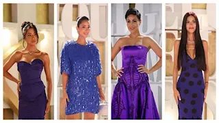 بعد تصريح هنادي مهنا عن أسوأ فستان.. 25 صورة للنجمات بفساتين موف في مهرجان الجونة