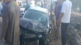 مصرع 3 معلمين في حادث أثناء توجههم للعمل بكفر الشيخ