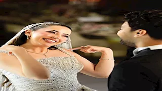 "رقص وغنا مع العروسة".. حفل زفاف المطرب أحمد جمال وفرح الموجي