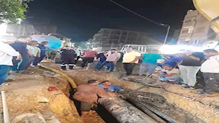 محافظ الشرقية يتابع إنهاء إصلاح خط المياه الرئيسي بمنيا القمح وعودة الخدمة للأهالي