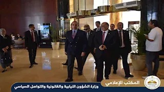 المستشار محمود فوزي يلقي كلمة في الجلسة الافتتاحية لمنتدى البرلمانيين العربي – الآسيوي