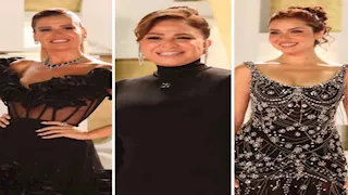  شيرين رضا.. 20 صورة للنجمات بفساتين باللون الأسود في الجونة