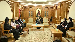 البابا تواضروس: استقبال الرئيس وفد مجلس الكنائس العالمي تكريم كبير من الدولة