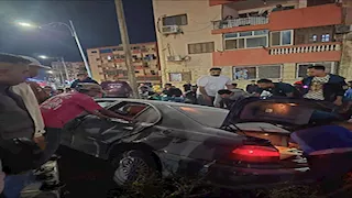 بعد انقلاب سيارته.. تفاصيل الحالة الصحية لمغني "بشحت بالجيتار" (صور)
