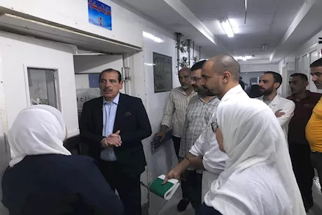 تفقد مفاجئ من نائب وزير الصحة لمستشفى العامرية بالإسكندرية