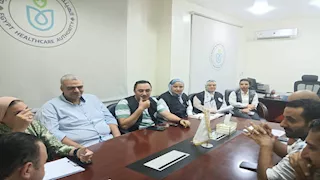 غرفة الطوارئ تواصل انعقادها لمتابعة خطة التأمين الطبي لمؤتمر "الإِنكوساي" بشرم الشيخ