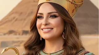 ملكة فرعونية.. نيرمين الفقي تشارك في احتفالات المتحف المصري الكبير