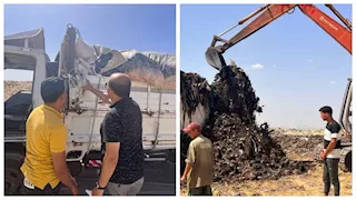 رئيس جهاز المخلفات يتابع سير العمل بالمدفن الصحي بالعبور