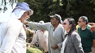 "لينا شهر بنستعد".. محافظ البحيرة تُطمئن الأهالي بشأن فيضان النيل (صور)