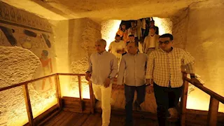 بعد عقدين من ترميمها.. افتتاح مقبرة الملك أمنحتب الثالث بمنطقة وادي الملوك بالأقصر