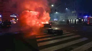 روما تشتعل في اليوم الرابع من احتجاجات دعم غزة |صور