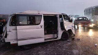 وفاة و10 إصابات في حادث مروع على طريق بنها الحر