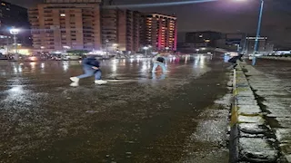  أول موجة أمطار خريفية تضرب محافظة الإسكندرية- صور