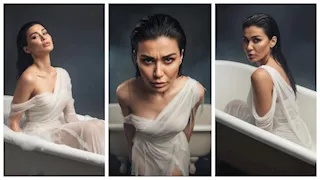  "داخل البانيو".. نادين الراسي تنشر جلسة تصوير جريئة والجمهور يعلق