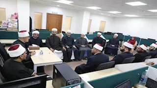 مفتي الجمهورية يتفقد الإدارة العامة للفتوى الإلكترونية