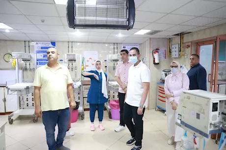 نائب وزير الصحة يفاجئ مستشفى كفر الشيخ بزيارة ليلية مفاجئة