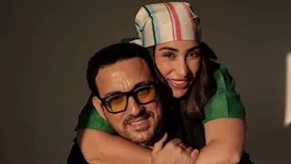 دياب يحتفل بعيد زواجه برسالة رومانسية لزوجته: "يا رب العمر كله وإنتي ماسكة في رقبتي"