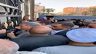 بالصور- تزاحم أمام محكمة الأقصر في أول أيام الترشح لانتخابات مجلس النواب