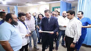 نائب وزير الصحة والسكان يجري جولة تفقدية مفاجئة بالبحيرة