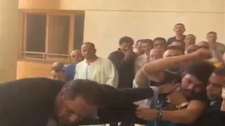 أجواء ساخنة أمام محكمة طنطا.. اشتباكات بالأيدي في أول أيام الترشح لانتخابات النواب