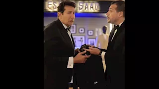 فيديو كوميدي.. هاني رمزي وابنه "شادي" في بروفة بدلة الزفاف